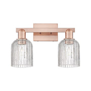 Innovations Bridal Veil 2Lt 16" Bath Light, Copper/Clear - 716-2W-AC-G559-5CL