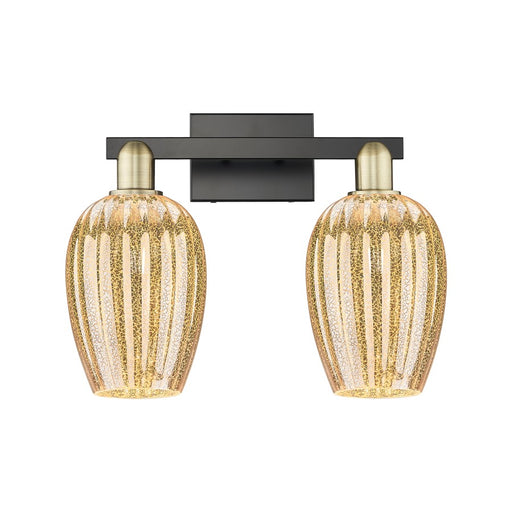 Innovations Preston 2Lt 16" Flute Bath, BKBS/Mercury - 716-2W-BAB-G457-6ME