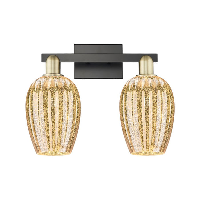 Innovations Preston 2Lt 16" Flute Bath, BKBS/Mercury - 716-2W-BAB-G457-6ME