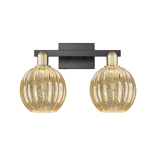 Innovations Preston 2Lt 16" Globe Bath, BKBS/Mercury