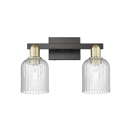 Innovations Bridal Veil 2Lt 16" Bath, Black Brass/Seed - 716-2W-BAB-G559-5SDY