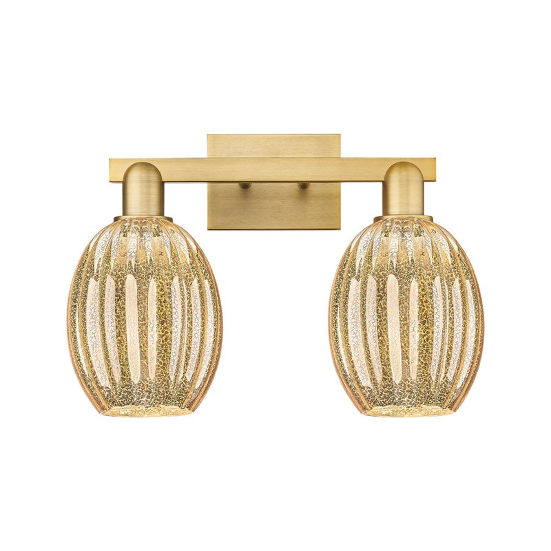 Innovations Preston 2Lt 16" Bell Bath, Brushed Brass/Mercury