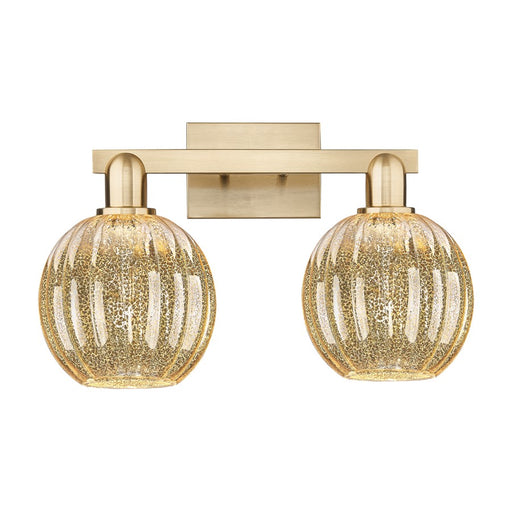 Innovations Preston 2Lt 16" Globe Bath, CBZ/Mercury - 716-2W-CB-G458-7ME