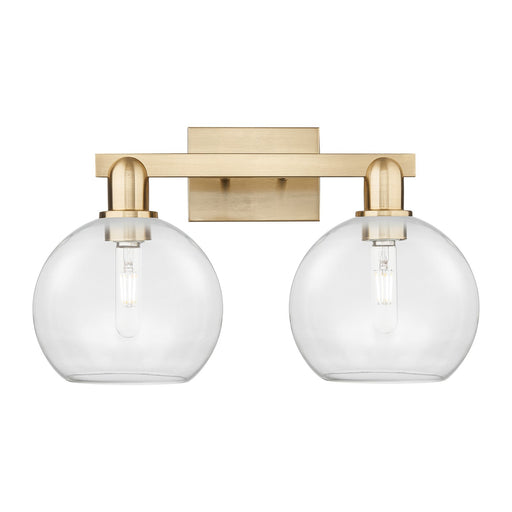 Innovations Athens 19in 2-Light Bath Vanity Light | Industrial Oil Rubbed Bronze Steel and Clear Glass | Bathroom Vanity | 19 x | Model 716-2W-OB-G122-8