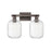 Innovations Preston 2Lt 16" Jar Bath, Oiled Bronze/Clear