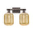 Innovations Preston 2Lt 16" Jar Bath, Oiled Bronze/Mercury - 716-2W-OB-G460-7ME