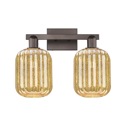 Innovations Preston 2Lt 16" Jar Bath, Oiled Bronze/Mercury