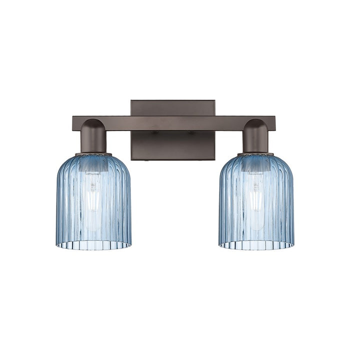 Innovations Bridal Veil 2Lt 16" Bath, Oiled Bronze/Blue