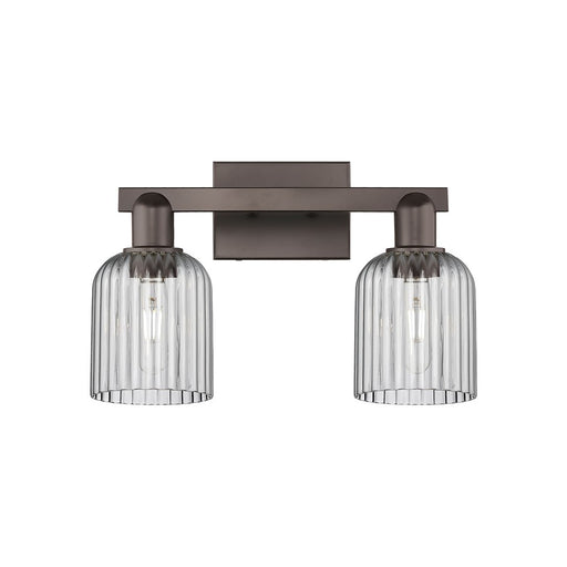 Innovations Bridal Veil 2Lt 16" Bath, Oiled Bronze/Smoke - 716-2W-OB-G559-5SM