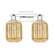 Innovations Preston 2Lt 16" Jar Bath Light, Chrome/Mercury - 716-2W-PC-G460-7ME
