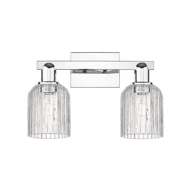 Innovations Bridal Veil 2Lt 16" Bath Light, Chrome/Clear - 716-2W-PC-G559-5CL