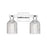 Innovations Bridal Veil 2Lt 16" Bath Light, Chrome/Clear - 716-2W-PC-G559-5CL