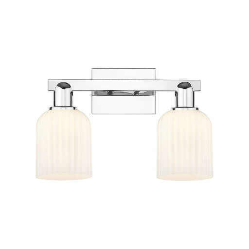 Innovations Bridal Veil 2Lt 16" Bath, Chrome/Gloss White - 716-2W-PC-G559-5GWH