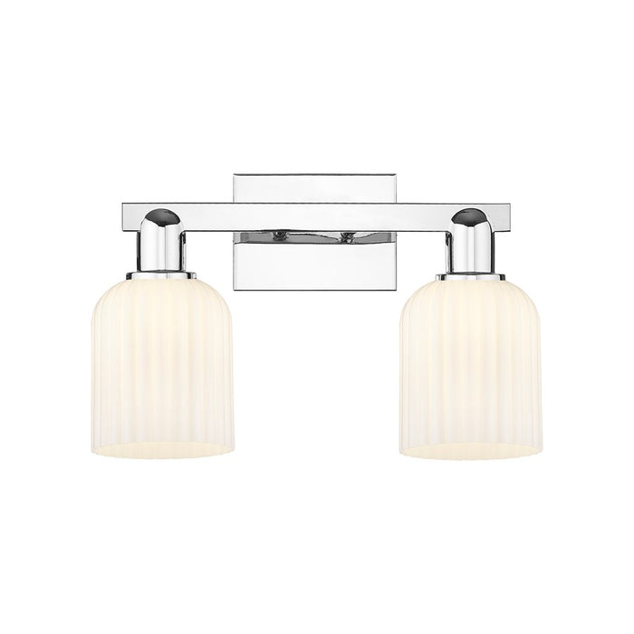 Innovations Bridal Veil 2Lt 16" Bath, Chrome/Gloss White