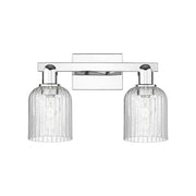 Innovations Bridal Veil 2Lt 16" Bath Light, Chrome/Seedy - 716-2W-PC-G559-5SDY