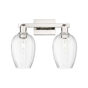 Innovations Preston 2Lt 16" Flute Bath, PN/Clear - 716-2W-PN-G457-6CL