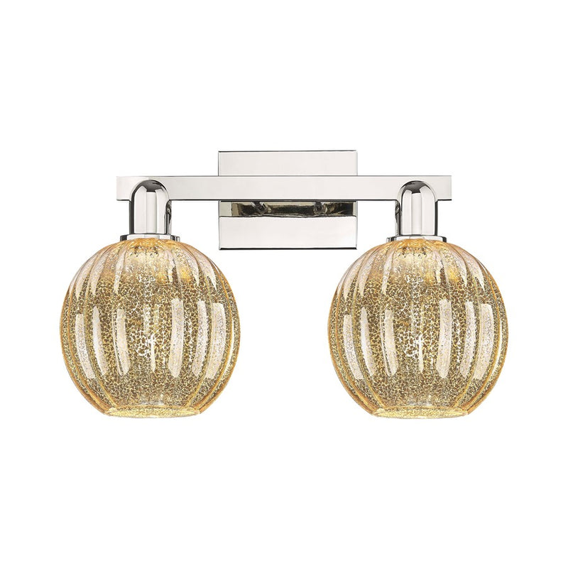 Innovations Preston 2Lt 16" Globe Bath, Polished Nickel/Mercury