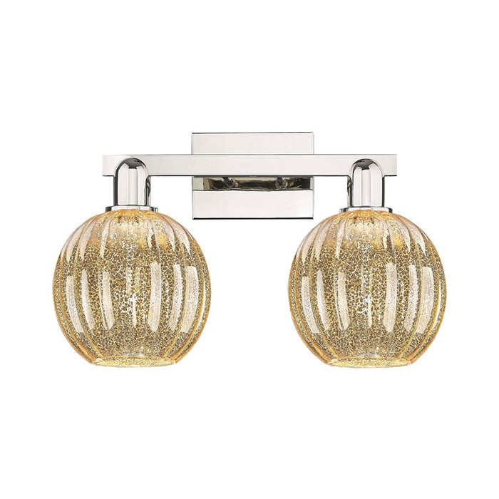 Innovations Preston 2Lt 16" Globe Bath, Polished Nickel/Mercury