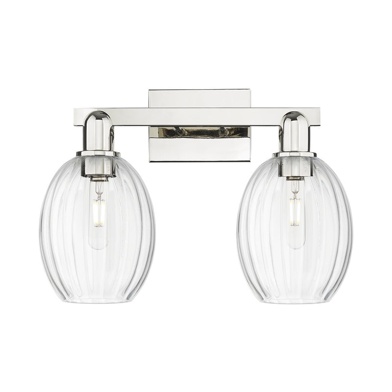 Innovations Preston 2Lt 16" Bell Bath, Polished Nickel/Clear