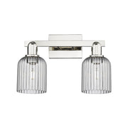 Innovations Bridal Veil 2Lt 16" Bath, Polished Nickel/Smoke - 716-2W-PN-G559-5SM