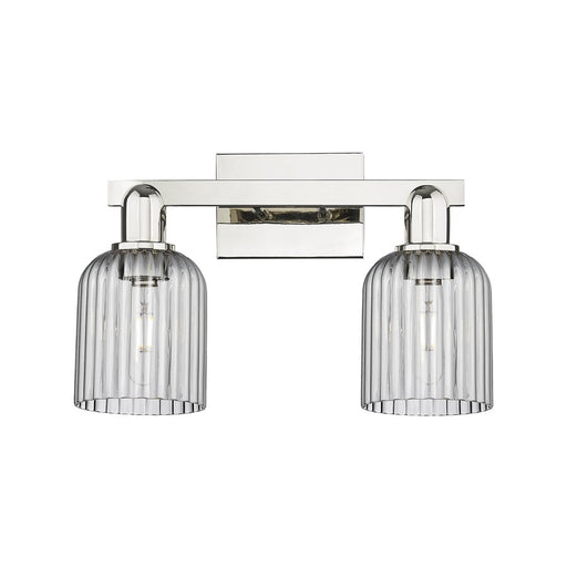 Innovations Bridal Veil 2Lt 16" Bath, Polished Nickel/Smoke - 716-2W-PN-G559-5SM