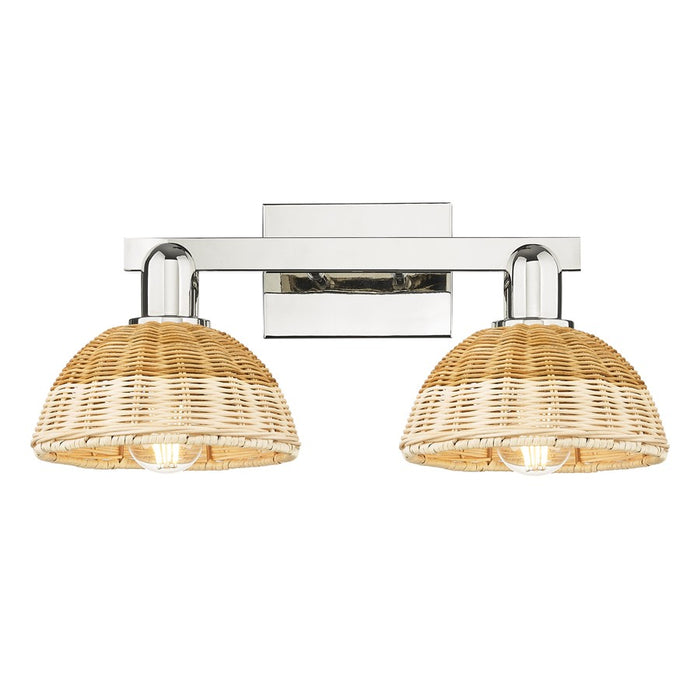 Innovations Natural Ballston Dome 2Lt 16" Bath/Polished Nickel/NF