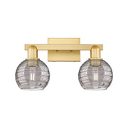 Innovations Athens Deco Swirl 2Lt 16" Bath, Gold/Smoke - 716-2W-SG-G1213-6SM