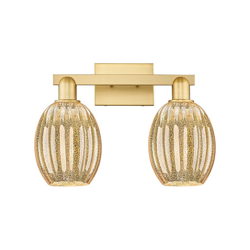 Innovations Preston 2Lt 16" Bell Bath Light, Gold/Mercury