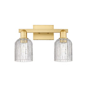 Innovations Bridal Veil 2Lt 16" Bath Light, Gold/Clear - 716-2W-SG-G559-5CL