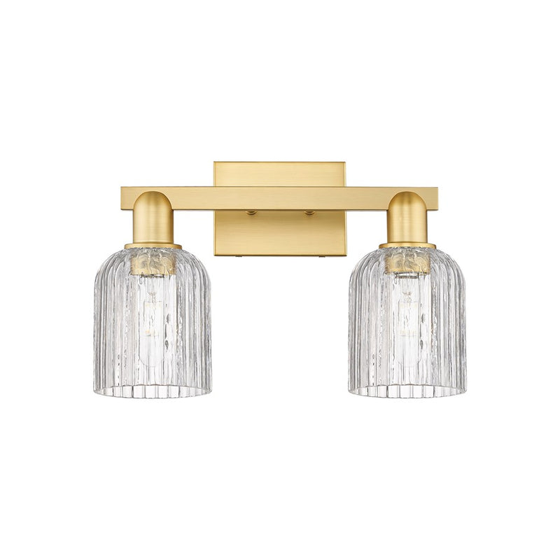 Innovations Bridal Veil 2Lt 16" Bath Light, Gold/Clear