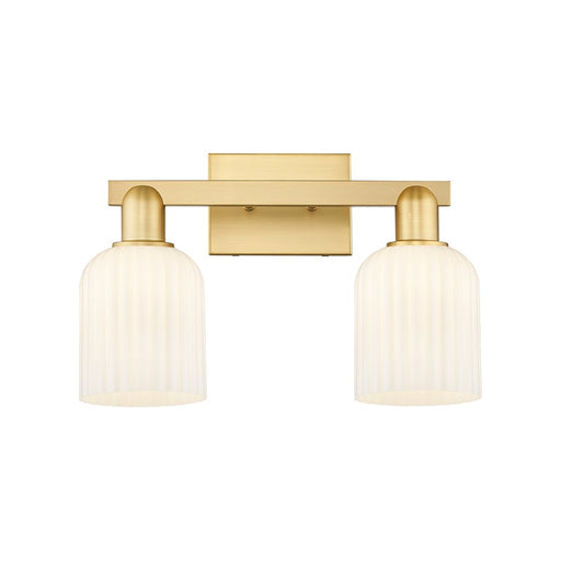 Innovations Bridal Veil 2Lt 16" Bath, Gold/Gloss White