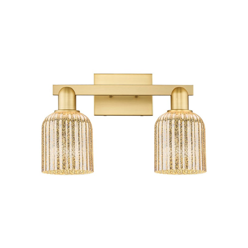 Innovations Bridal Veil 2Lt 16" Bath Light, Gold/Mercury