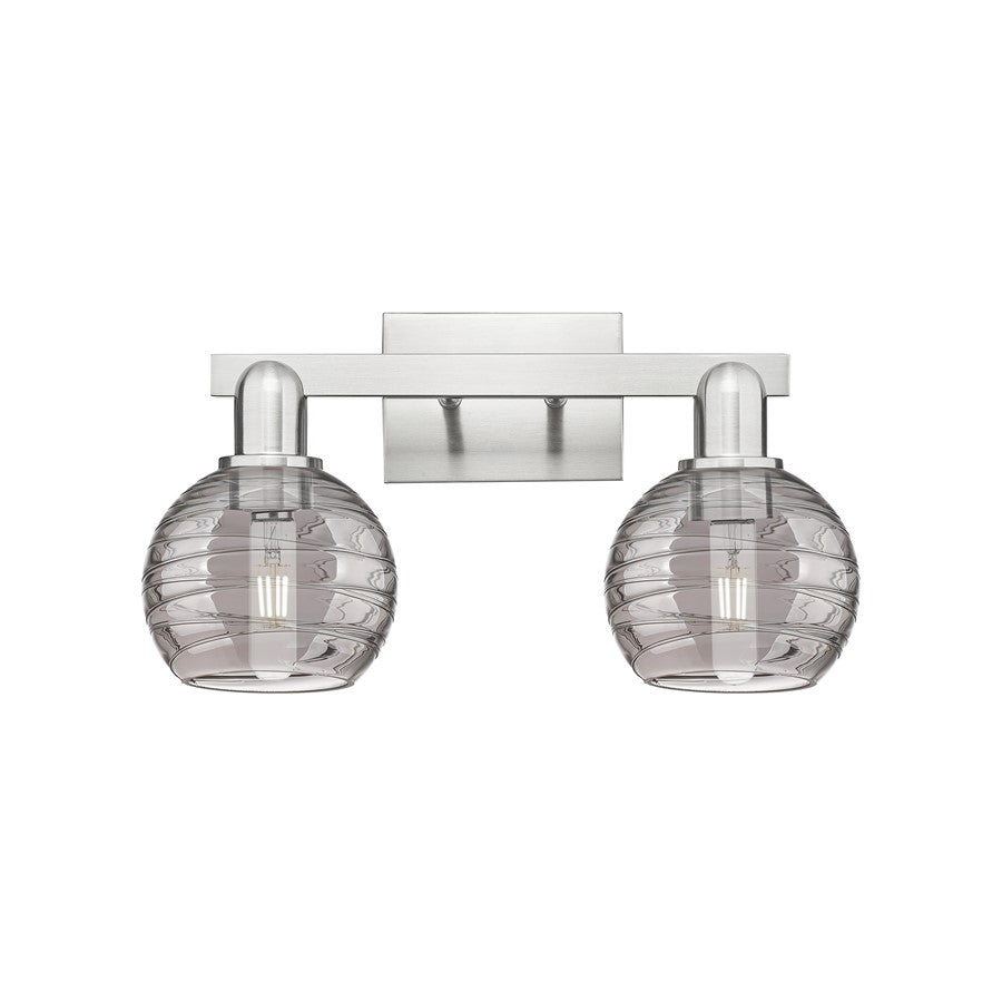 Innovations Athens Deco Swirl 2Lt 16" Bath, SN/SDS - 716-2W-SN-G1213-6SM