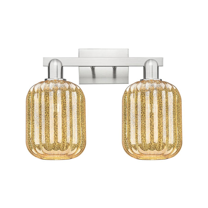 Innovations Preston 2Lt 16" Jar Bath, Satin Nickel/Mercury