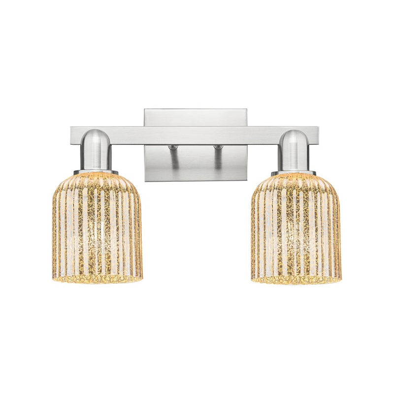 Innovations Bridal Veil 2Lt 16" Bath, Satin Nickel/Mercury