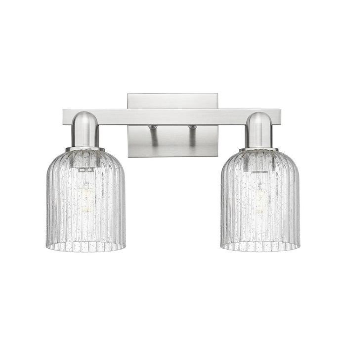 Innovations Bridal Veil 2Lt 16" Bath, Satin Nickel/Seed - 716-2W-SN-G559-5SDY