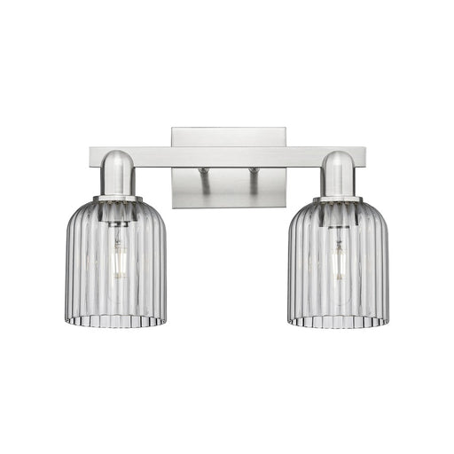 Innovations Bridal Veil 2Lt 16" Bath, Satin Nickel/Smoke