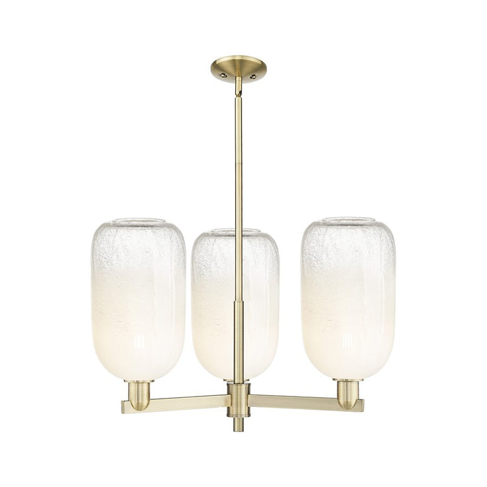 Innovations BH Cloche 3Lt 18" Stem Chandelier, AB/OP - 716-3CR-AB-G482-7OP