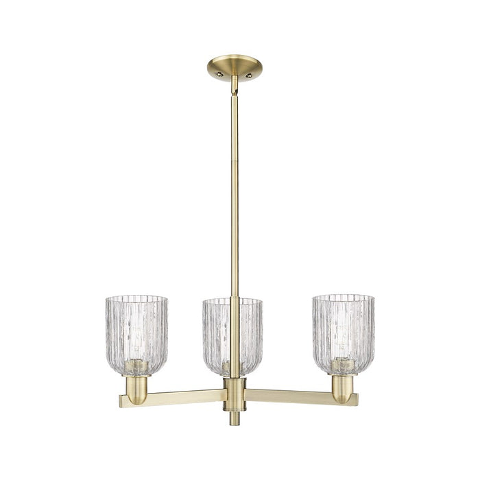 Innovations Bridal Veil 3Lt 18" Chandelier, AB/Clear - 716-3CR-AB-G559-5CL