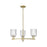 Innovations Bridal Veil 3Lt 18" Chandelier, AB/Seed - 716-3CR-AB-G559-5SDY