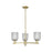 Innovations Bridal Veil 3Lt 18" Chandelier, AB/Smoke - 716-3CR-AB-G559-5SM
