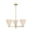 Innovations NB Dome 3Lt 18" Chandelier, AB/NF - 716-3CR-AB-NBD-75-NAT