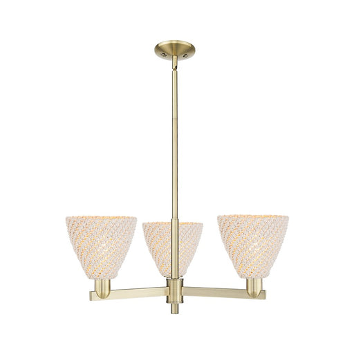Innovations NB Dome 3Lt 18" Chandelier, AB/NF - 716-3CR-AB-NBD-75-NAT