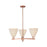 Innovations NB Dome 3Lt 18" Chandelier, CP/NF - 716-3CR-AC-NBD-75-NAT