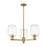 Innovations Preston 3Lt 18" Jar Stem Chandelier, BB/Clear - 716-3CR-BB-G460-7CL