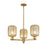 Innovations Preston 3Lt 18" Jar Stem Chandelier, BB/MC - 716-3CR-BB-G460-7ME