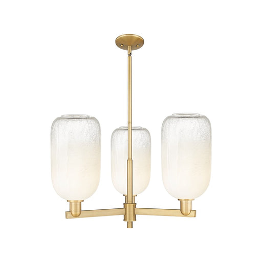 Innovations BH Cloche 3Lt 18" Stem Chandelier, BB/OP - 716-3CR-BB-G482-7OP