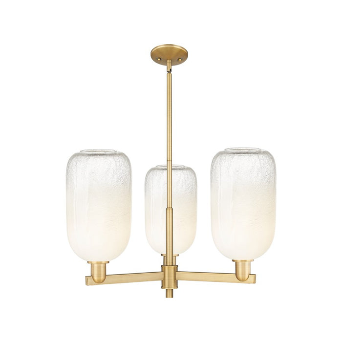 Innovations BH Cloche 3Lt 18" Stem Chandelier, BB/OP - 716-3CR-BB-G482-7OP