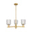 Innovations Bridal Veil 3Lt 18" Chandelier, BB/Clear - 716-3CR-BB-G559-5CL