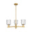 Innovations Bridal Veil 3Lt 18" Chandelier, BB/Seed - 716-3CR-BB-G559-5SDY